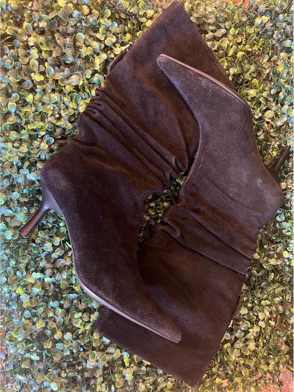 Aldo scrunch mid calf boots size 37, black 6.5
